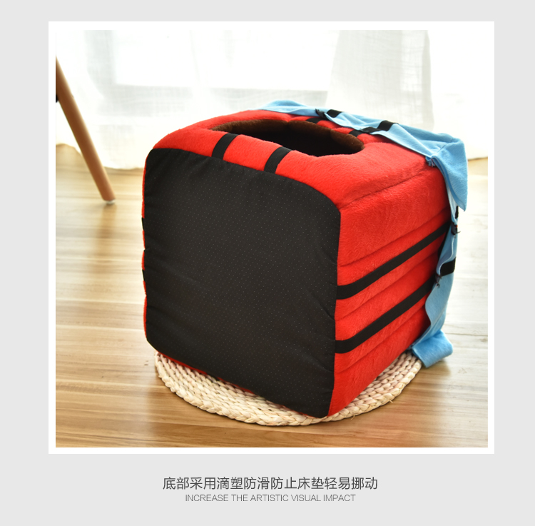 Mèo đỏ tổ bốn mùa phổ quát khép kín mèo nhà mèo biệt thự kiểu nhà Teddy pet doghouse mùa đông ấm áp - Cat / Dog hàng ngày Neccessities 	bát thức ăn cho chó	