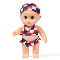 Бикини красное, белое и синее (глаза можно открыть или закрыть)