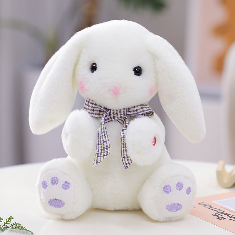 Talking Rabbit Plush Toy with Moving Ears, Little White Rabbit, Girl's Dog Toy, Plush Doll That Sings and Dances for Girls