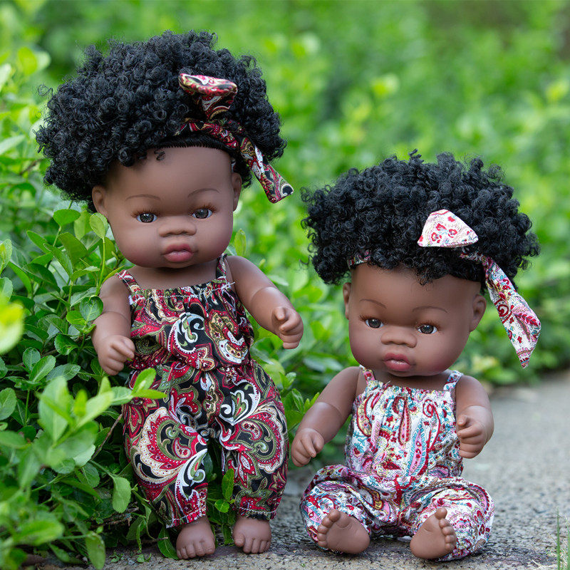 Children's simulation baby doll housekeeping monthly nurse baby nurse touch passive exercise training all soft rubber doll toy