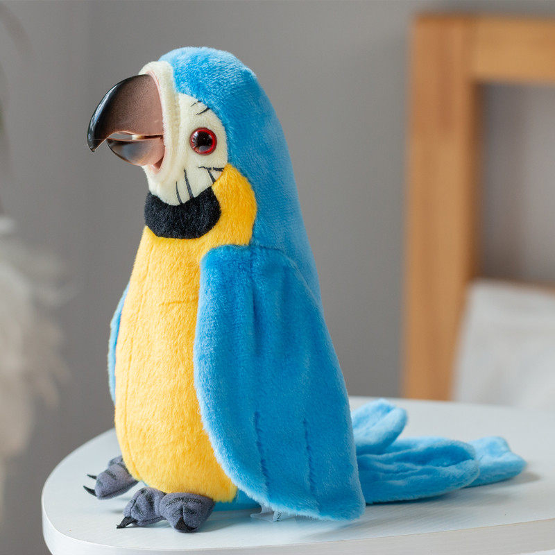 Douyin with the same remote control mouth can sing and learn to speak parrot children's simulation electric plush toy baby