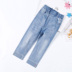 Cô gái quần jeans 12 tuổi quần ngựa 15 7 phút quần 10 trẻ em giữa 9 trẻ em quần jean quần short 8 mùa hè mỏng. 