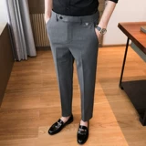 Трендовые штаны, осенний пиджак классического кроя, в корейском стиле