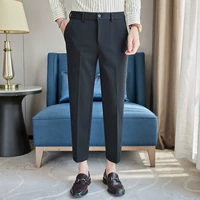 Черные укороченные брюки