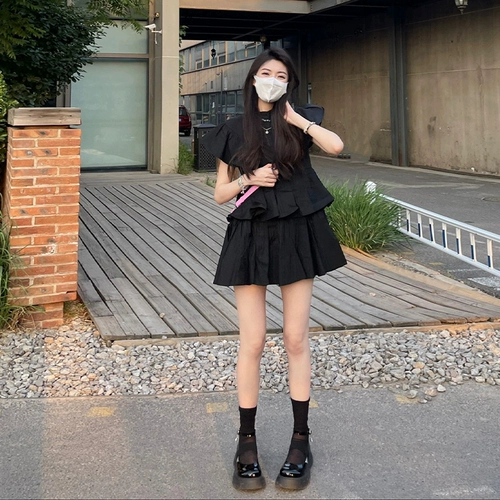 Мини-юбка, летняя сексуальная юбка, платье, подходит для подростков, французский стиль