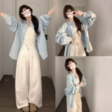 Джинсовая юбка для отдыха, весенняя летняя куртка, тонкая одежда для защиты от солнца, подходит для подростков, свободный крой