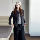 Цветной свитер, осенний кардиган, куртка, демисезонный трикотажный комплект, изысканный стиль