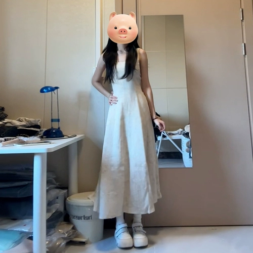 Летний приталенный корсет без рукавов, жилет, длинная юбка, французский стиль, эффект подтяжки, подходит для подростков, премиум класс