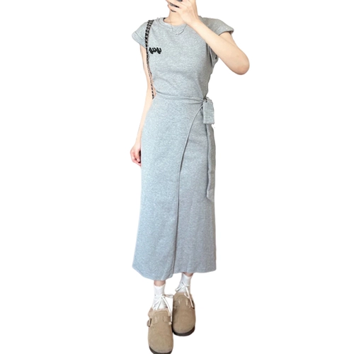 Гаечный ключ, летний приталенный корсет, небольшая дизайнерская длинная юбка, городской стиль, французский стиль, по фигуре