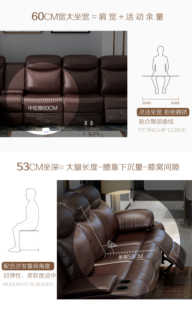 Thủ chức năng điện sofa da bò sofa da căn hộ nhỏ tối giản phòng khách nang không gian kết hợp hiện đại - Ghế sô pha ghế sopha giường
