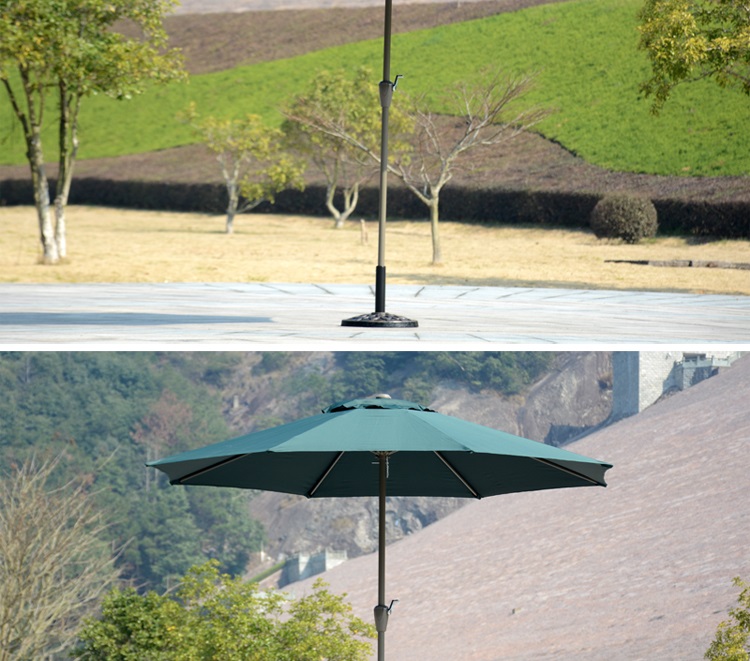 Ô ngoài trời Sân Vườn Sentry Guard Sun ô Ngoài Trời Bar Cafe Giải Trí Đồ Nội Thất với Ô bộ bàn ghế ngoài trời