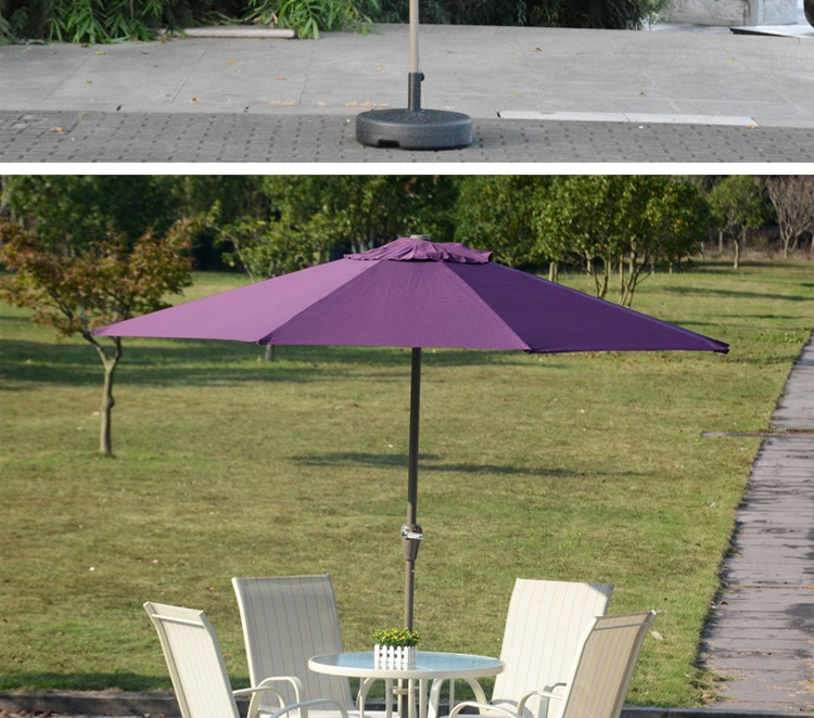 Ô ngoài trời Sân Vườn Sentry Guard Sun ô Ngoài Trời Bar Cafe Giải Trí Đồ Nội Thất với Ô bộ bàn ghế ngoài trời