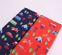 Clear 6 Fold Car Airplanes Digital Printed Eiderdown Clothing Fabric 50D Imitation Memory B