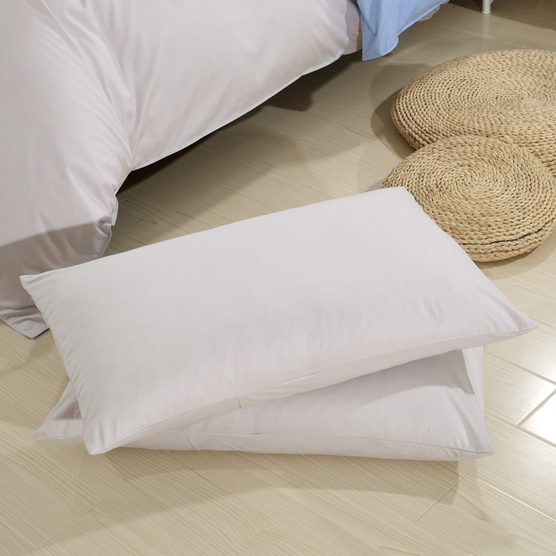 Vỏ gối bằng cotton nguyên chất Màu cotton dày 48 * 74 Bộ vỏ gối đơn có thể được tùy chỉnh - Gối trường hợp gối chống trào ngược babymoov