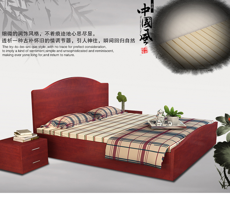 Các tấm mới kết hợp với tối giản kết hôn gỗ khăn trải giường người đôi nội thất phòng ngủ hiện đại màu trắng xanh - Giường giường cho bé sơ sinh