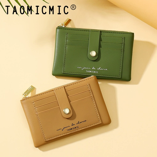 Модный картхолдер, маленькая ультратонкая сумка через плечо, короткий маленький кошелек, городской стиль