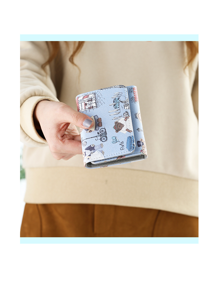 Nhật Bản và Hàn Quốc mới 2019 ví ngắn nữ đa năng công suất lớn ví mini coin nhỏ tươi ví sinh viên ví nam pedro