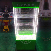  Acrylic laminate display cabinet Boutique transparent cabinet Product sample rack Mobile phone accessories cabinet display display series rack