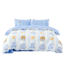 Mercury Home Textiles Maternal and Infant Category A Cotton Three-Four Antibacterial Childrens Kit Cartoon Bed Sheets and Quilt Covers 24 New Products