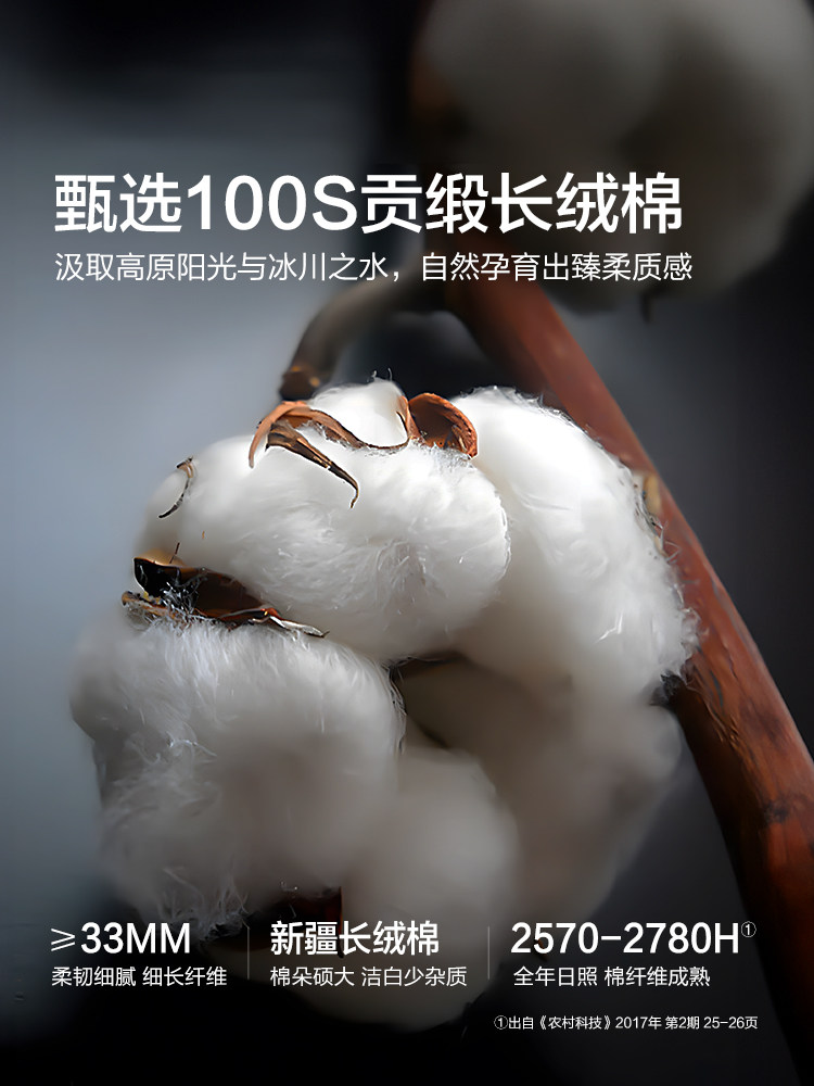 Mercury Home Textiles Temperature-Controlled Four-Piece Set 100-Count Long-Staple Cotton Sateen Set Light Luxury Simple Bedding Gift 26 New Products