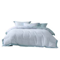 Mercury Home Textiles Cotton Four-piece Set 100 Pure Cotton Set Simple Single Sheet Quilt Cover Bedding 24 New Products