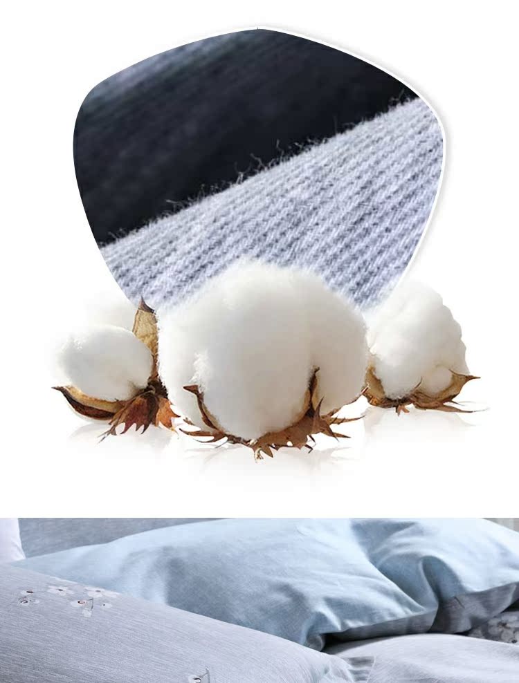 Mercury Home Dệt Cotton Bộ đồ giường bốn mảnh yên tĩnh Bộ đồ ngủ cotton Bộ chăn ga gối - Bộ đồ giường bốn mảnh bộ chăn ga