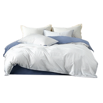 Mercury Home Textiles 60-count long-staple cotton washed cotton four-piece set 100% cotton set home bedding 24 years new product