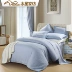 Mercury Home Dệt Cotton Satin Jacquard Bộ bốn mảnh Hedonism Star Hotel Suite Bộ đồ giường - Bộ đồ giường bốn mảnh Bộ đồ giường bốn mảnh