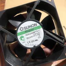 Original SUNON KD2408PTB1 24V 1 7W 2-wire 8CM 8025 inverter cooling fan