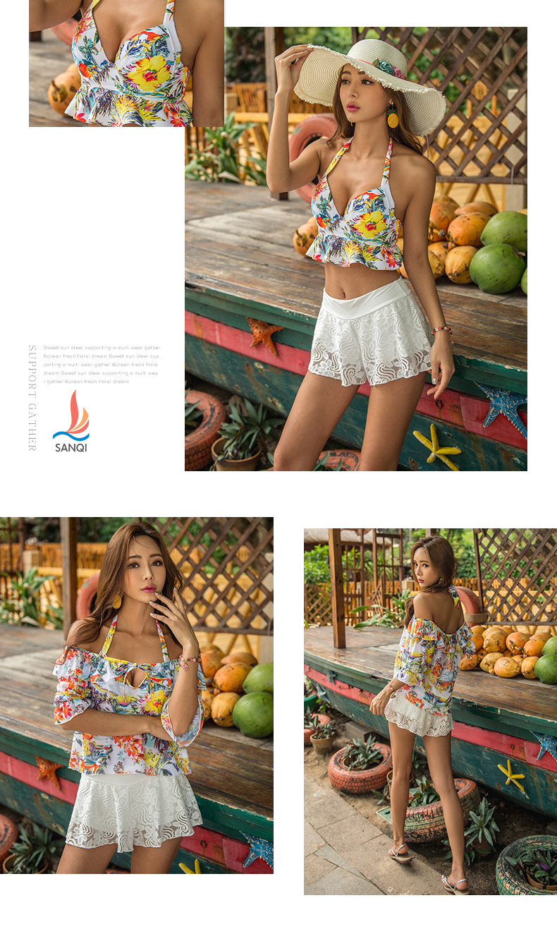 Áo tắm ba mảnh nữ bikini gợi cảm mặc áo tắm ba mảnh gợi cảm 19035 - Bikinis ao tam dep
