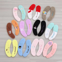 Cute cartoon plush household with handle toilet gasket cushion thickened warm bathroom general autumn and winter