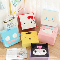 Cute cartoon plush futon floor lazy tatami balcony bay window cushion can be removed and washed to sit on home floor