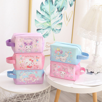 ins cute cartoon melody cosmetic bag wash bag female large capacity waterproof travel portable storage girl heart