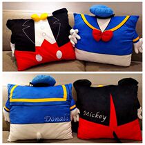 Cute cartoon Donald duck Plush Pillow sofa cushion living room pillow bedside backrest sleeping pillow bed female