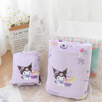Cartoon little devil summer coral velvet blanket summer cover nap towel bed sheets air-conditioned flannel blanket