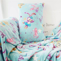 Cute cartoon air conditioning blanket coral fleece blanket flannel blanket sheets single double cover blanket winter