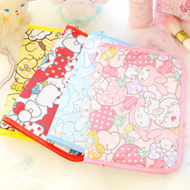 Cute cartoon multi-function certificate passport ticket account book storage bag large capacity Travel Wallet