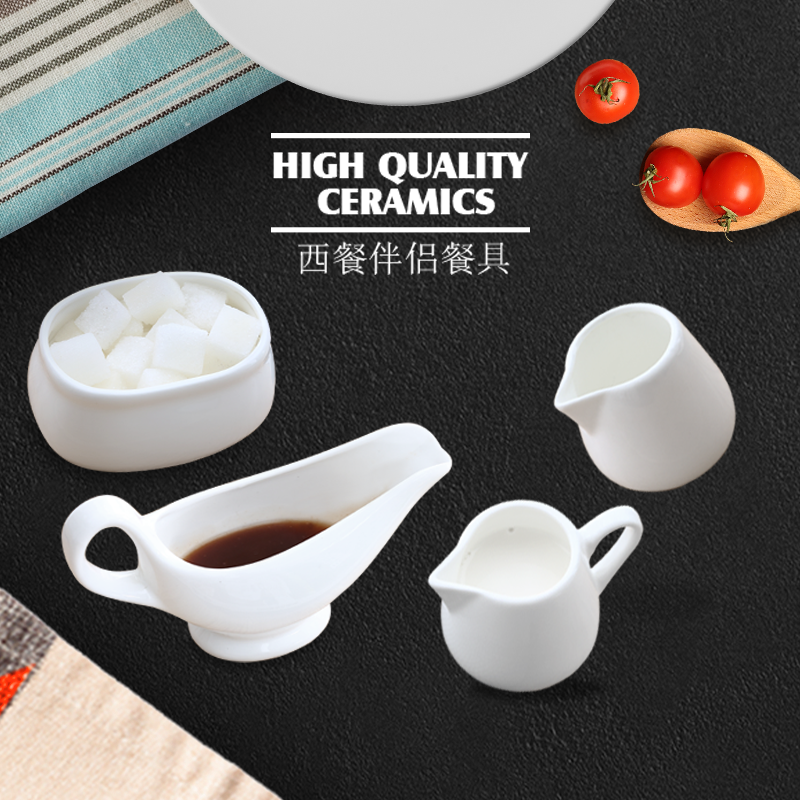 Milk-pottery milk cylinder handle ceramic cup coffee cup coffee cup spoon honey canned cup