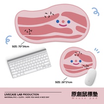 LIVECASE original ins cute five flower meats mouse pad ultra big number INS wind gaming electric race keyboard table mat women