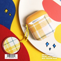 Original grid retro applicable airpodspro protective sheath airpods headsets 1 generation 2 generation universal soft shell