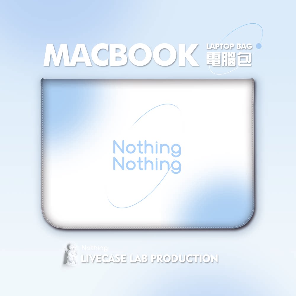 Small Crowdblue White Gradual Layer Apple Computer Bag MACBOOK AIR13 Inch PRO New 15 Huawei Handy Liner Bag 12