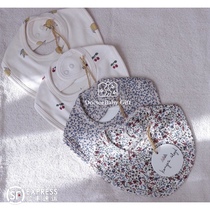 ▲ There are new Danish Konges Slojd baby baby organic cotton mouth towel Cherry lemon