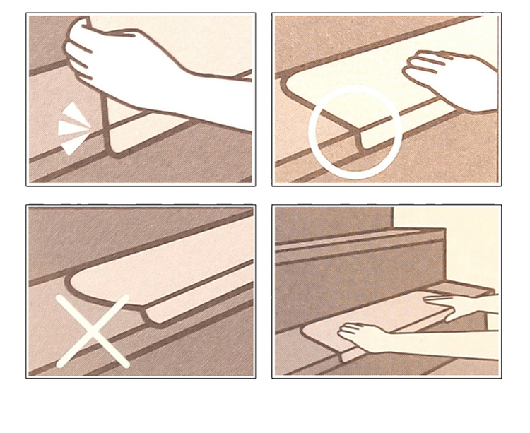 Bán đảo tốt ký túc xá trong nhà cầu thang mat bước mat thảm chống trượt mat từ nhựa tự dính mat có thể giặt được