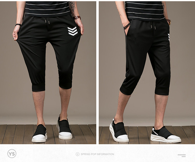 Quần âu nam 2018 hè mới Quần nam cắt cúp Teen Hàn Quốc Slim Slim Eo eo quần sọt