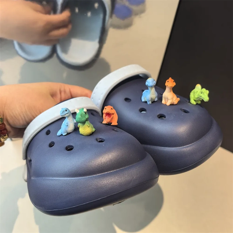 Boys' 3D Dinosaur Clog Shoe Charms, Ocean Fish Shoe Charms, 3D Miniature Cartoon Shoe Charms, Detachable Slipper Accessories Boys' 3D Dinosaur Clog Shoe Charms, Ocean Fish Shoe Charms, 3D Miniature Cartoon Shoe Charms, Detachable Slipper Accessories
