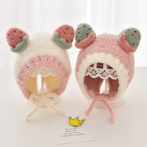 Korean Baby Hat Autumn Winter Cute Winter Female Baby Hat Boy Girl Child Care Ear Cap Infant Plush Hat