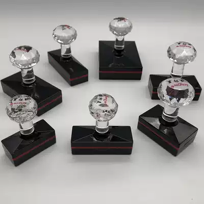 Hengym Hengyin Meichang Seal Material Wholesale Crystal Handle Edge Type Consumables with 4mm Photosensitive Pad