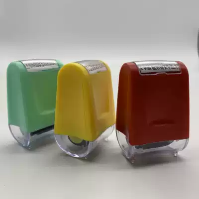 Roller type privacy protection secret seal portable mini Courier single smeared garbled seal spot wholesale