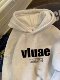American-Style Heavyweight Fleece-Lined White-Gray Hooded Sweatshirt for Men, 2025 New Trendy Brand, Loose Fit, Student Couple Outfit Jacket