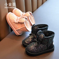 小金蛋 Обувь, детские ботинки для принцессы, флисовые зимние короткие сапоги, 2022